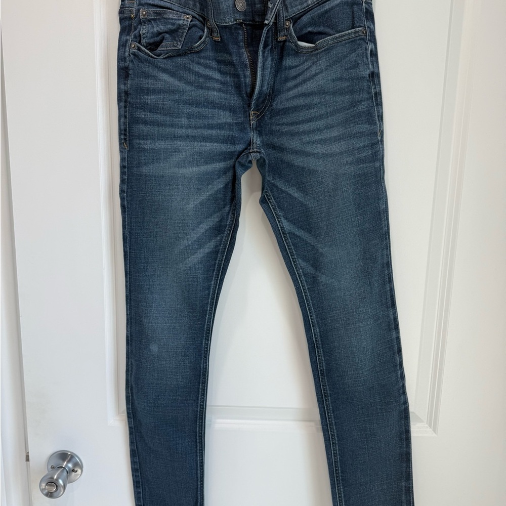 Express Blue Skinny Jeans Modern Fit Stretch